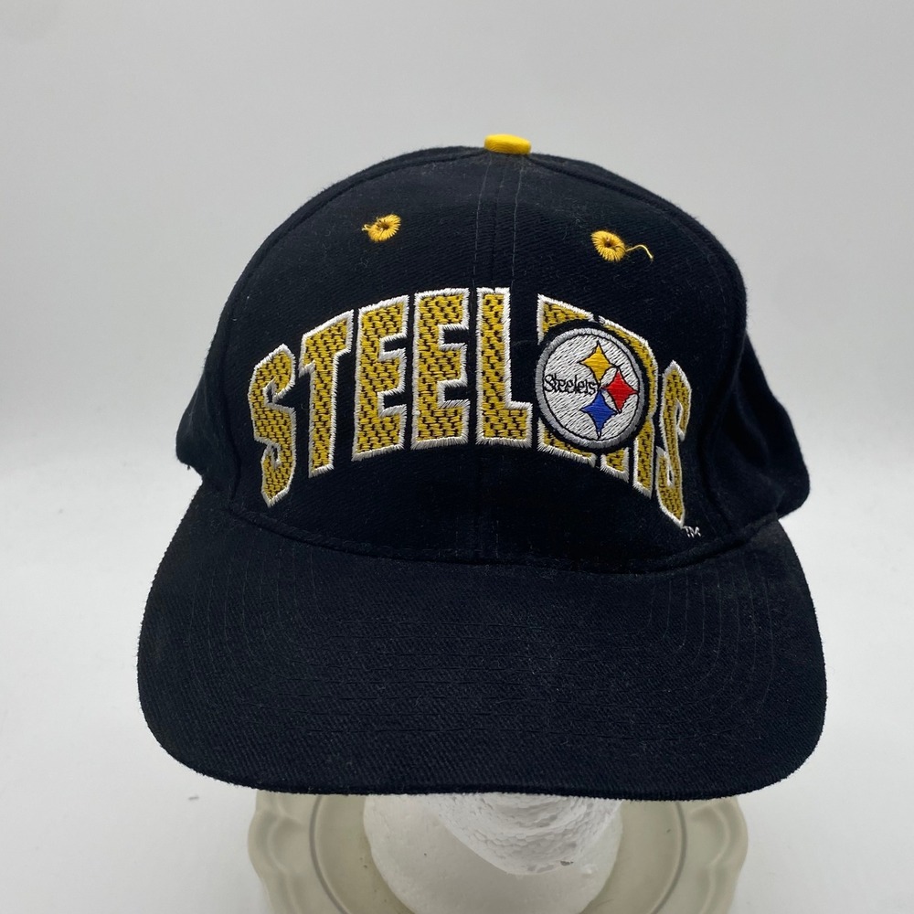 Vintage Pittsburgh Steelers Team NFL Drew Pearson Spellout SnapbackHat